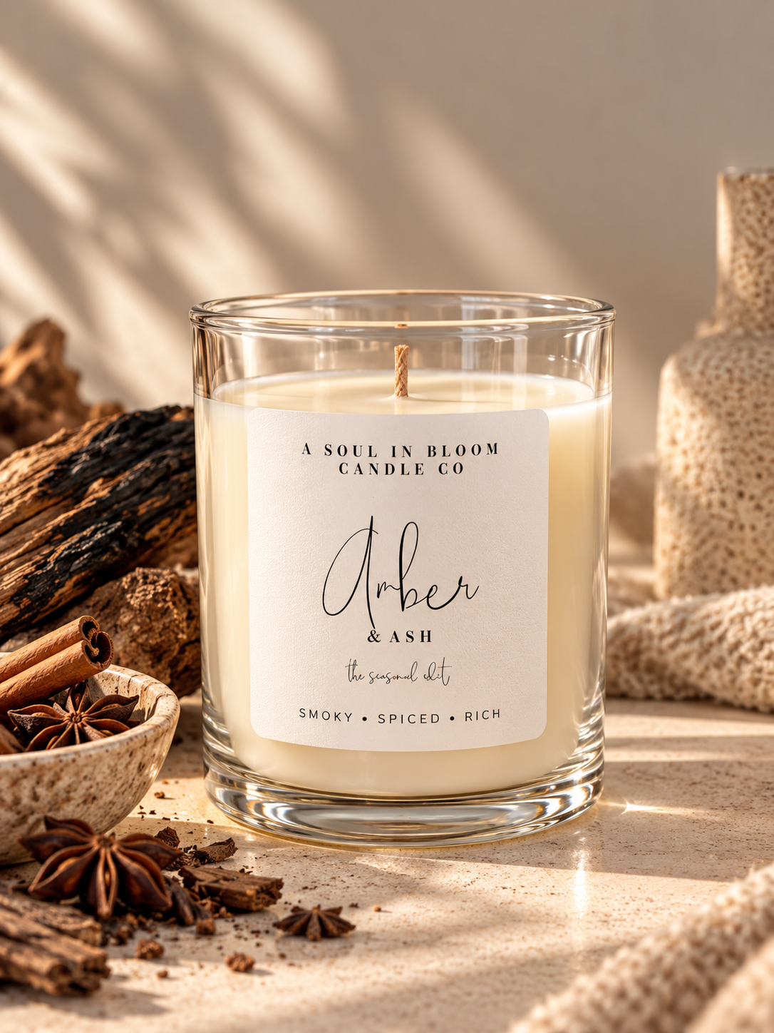 Amber & Ash | 300g Soy Candle